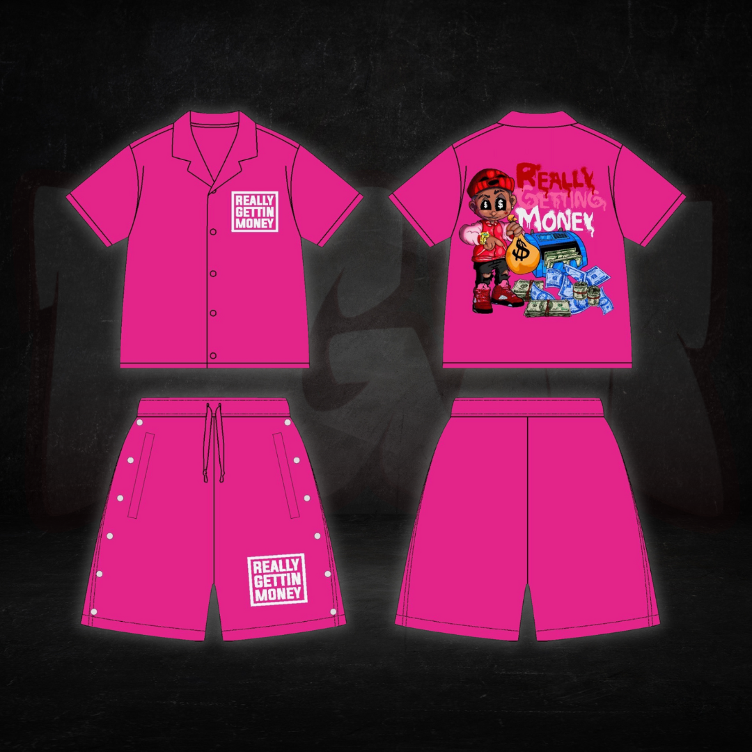 RGM Windbreaker Set Pink
